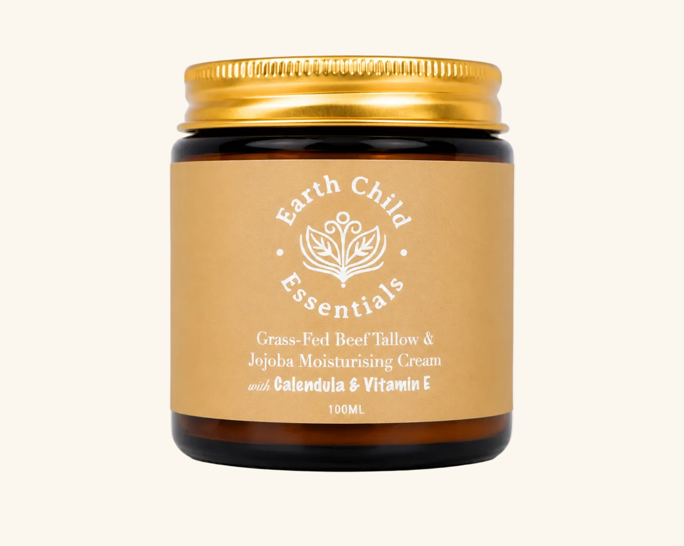 Grass-Fed Tallow Moisturiser With Calendula & Vitamin E 100ml