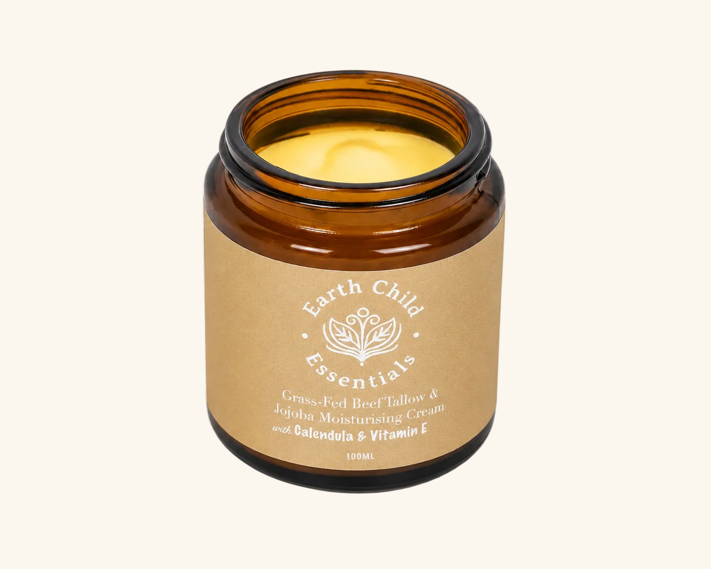 Grass-Fed Tallow Moisturiser With Calendula & Vitamin E 100ml