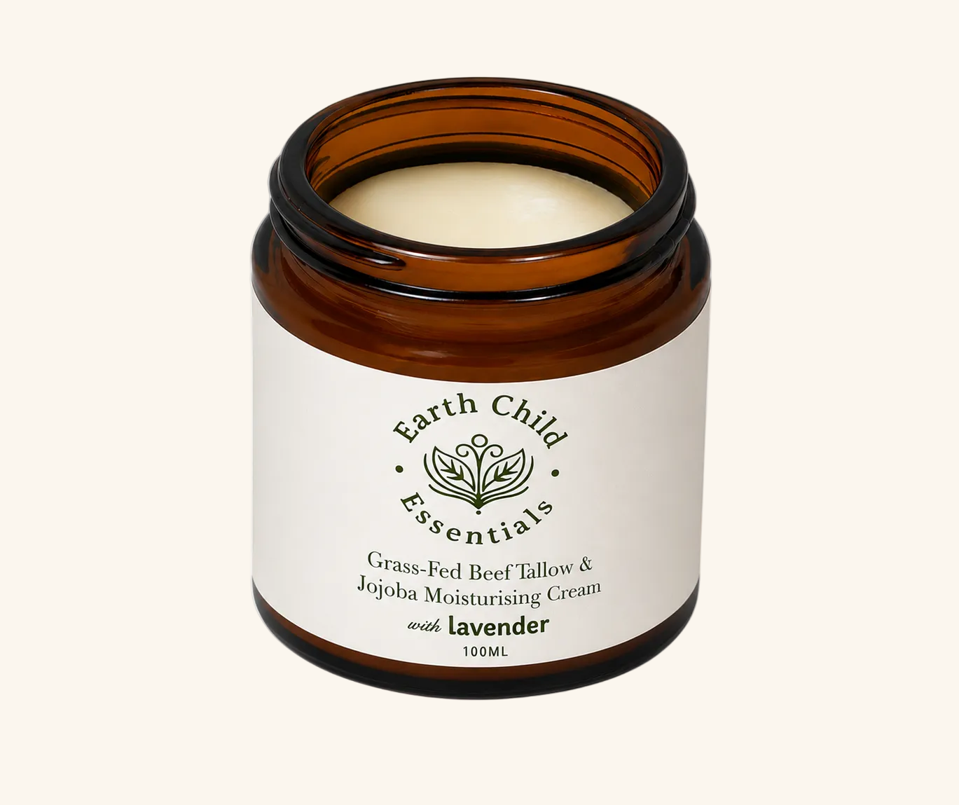 Grass-Fed Tallow Moisturiser With Lavender 100ml
