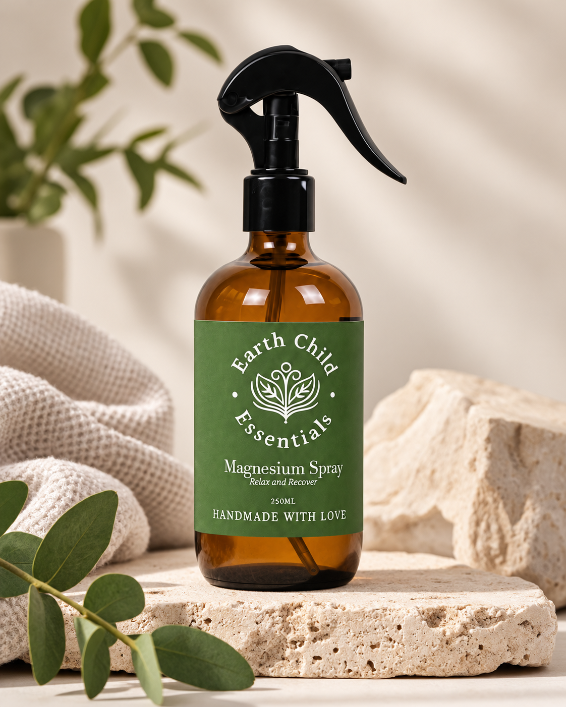 Magnesium Spray on aesthetic stand