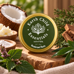 Winter Natural Deodorant with raw ingredients of cedarwood, coconut, shea butter and arrowroot flour